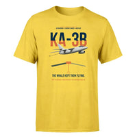 Thumbnail for KA-3B Skywarrior design on yellow double-side t-shirt, single-side print