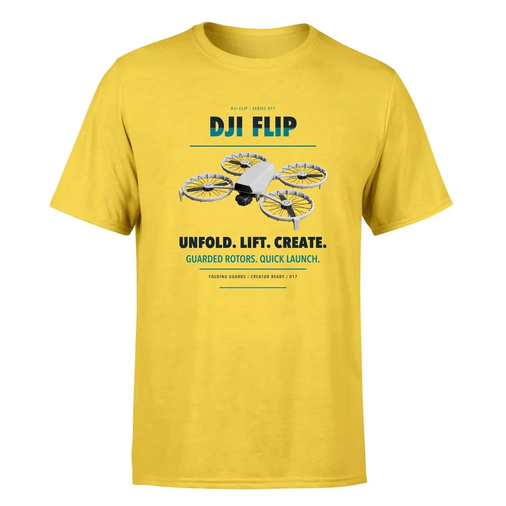 DJI Flip design on yellow single side