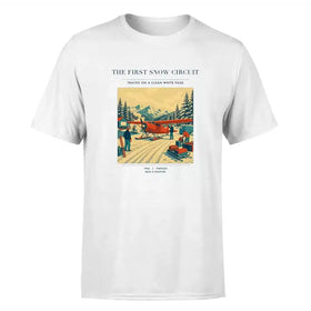 Single-Side Printing — The First Snow Circuit Double-Side T-Shirt