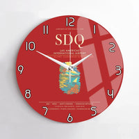 Thumbnail for Las Americas International Airport SDQ Wall-Clock No-Frame - Red