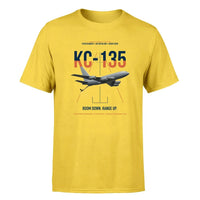 Thumbnail for KC-135 STRATOTANKER design on yellow double-side t-shirt, single-side print