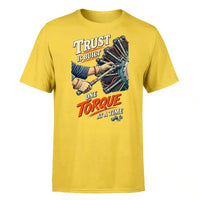 Thumbnail for SIGNAL 590 - Trust Is Built One Torque At A Time - Premium T-Shirt design on yellow premium t shirt