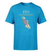 Thumbnail for Hilo International Airport (ITO) T-Shirt single-side front print in Turquoise | hilo-international-airport-ito-double-side-t-shirt