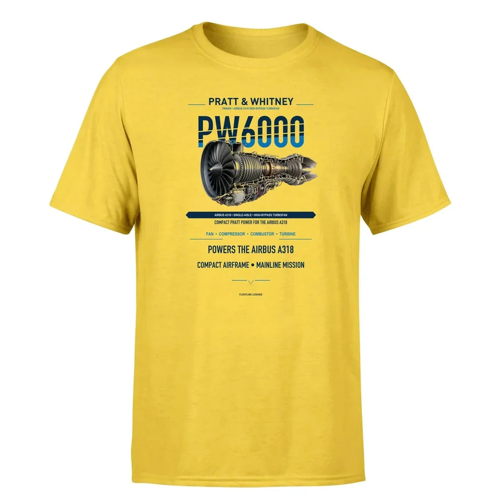 PW6000 design on yellow single side