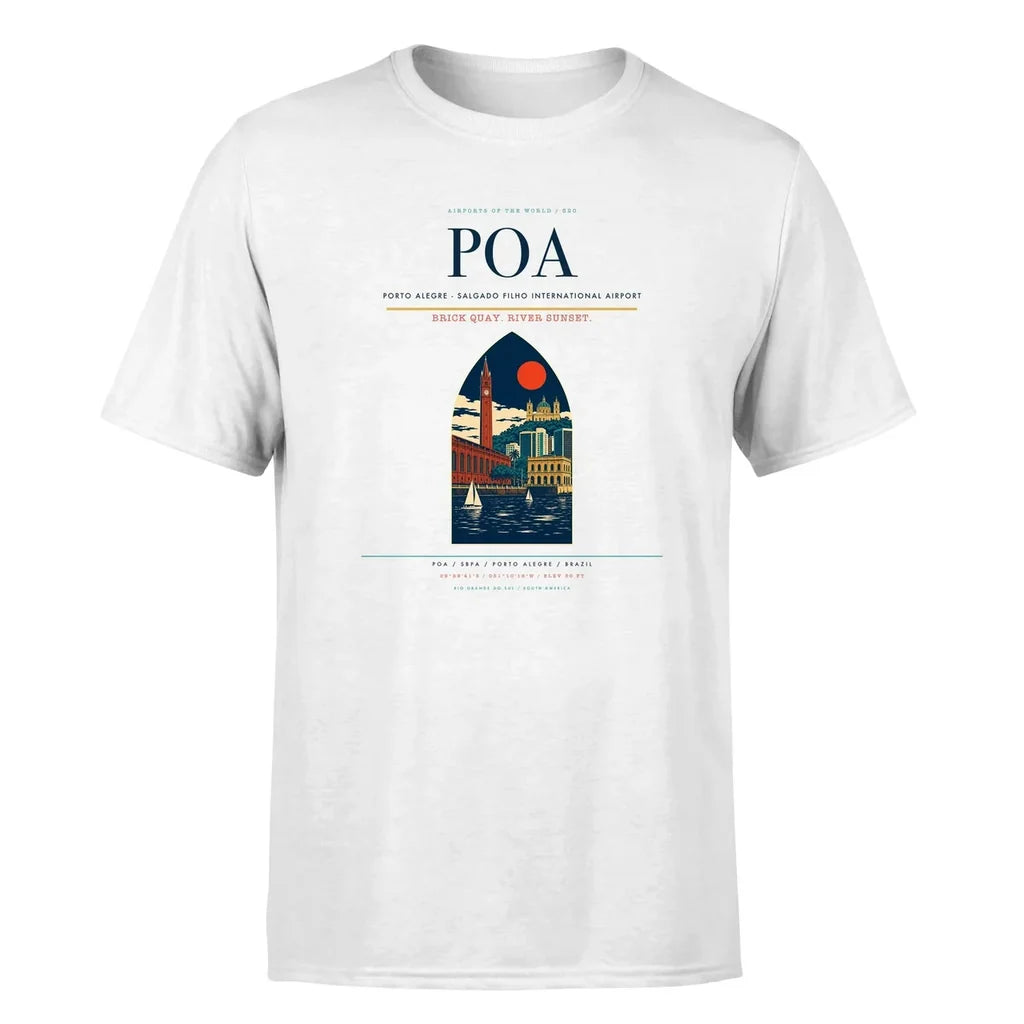 Porto Alegre Airport (POA) Premium T-Shirt White