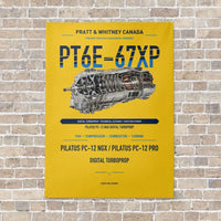 Thumbnail for PT6E-67XP vertical canvas print - no frame - yellow background