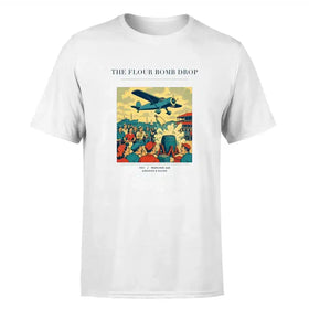 Single-Side Printing — The Flour Bomb Drop Double-Side T-Shirt