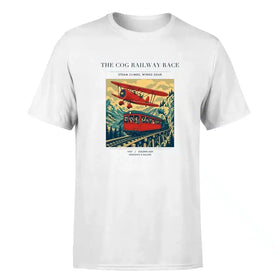Single-Side Printing — The Cog Railway Race Double-Side T-Shirt
