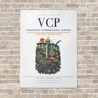 Thumbnail for Viracopos International Airport VCP - Canvas No Frame - White