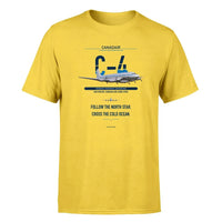 Thumbnail for Canadair C-4 Argonaut North Star design on yellow single side