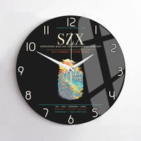 Thumbnail for Shenzhen Bao'an International Airport SZX Wall-Clock No-Frame - Black