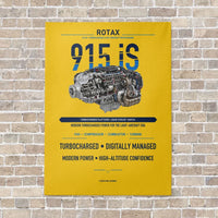 Thumbnail for 915 iS vertical canvas print - no frame - yellow background