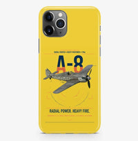 Thumbnail for Focke-Wulf Fw 190A-8 design on yellow magsafe iphone case, for iPhone Pro Max