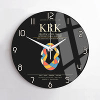 Thumbnail for Krakow John Paul II International Airport KRK Wall-Clock No-Frame - Black