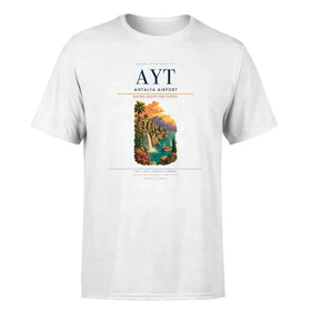 Single-Side Printing — Antalya Airport (AYT) Double-Side T-Shirt