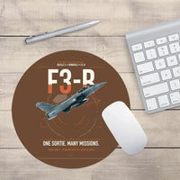 Thumbnail for Dassault Rafale C — F3-R standard design on brown round mouse pad