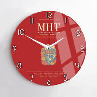 Thumbnail for ManchesterBoston Regional Airport MHT Wall-Clock No-Frame - Red