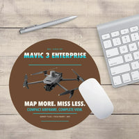 Thumbnail for DJI Mavic 3 Enterprise design on brown round mouse pad