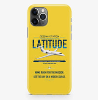 Thumbnail for Cessna Citation Latitude design on yellow magsafe iphone case, for iPhone Pro Max