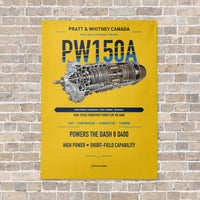 Thumbnail for PW150A vertical canvas print - no frame - yellow background