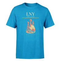 Thumbnail for Lanai Airport (LNY) T-Shirt single-side front print in Turquoise | lanai-airport-lny-double-side-t-shirt