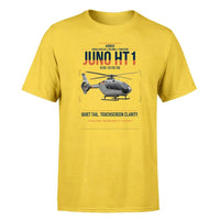 Thumbnail for Airbus H135 Juno HT1 design on yellow t-shirt, single-side print