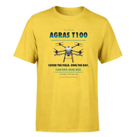 Thumbnail for DJI Agras T100 design on yellow single side