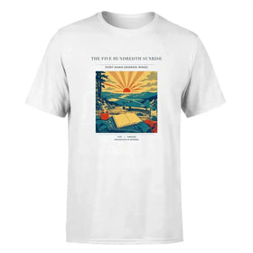 Single-Side Printing — The Five Hundredth Sunrise Double-Side T-Shirt