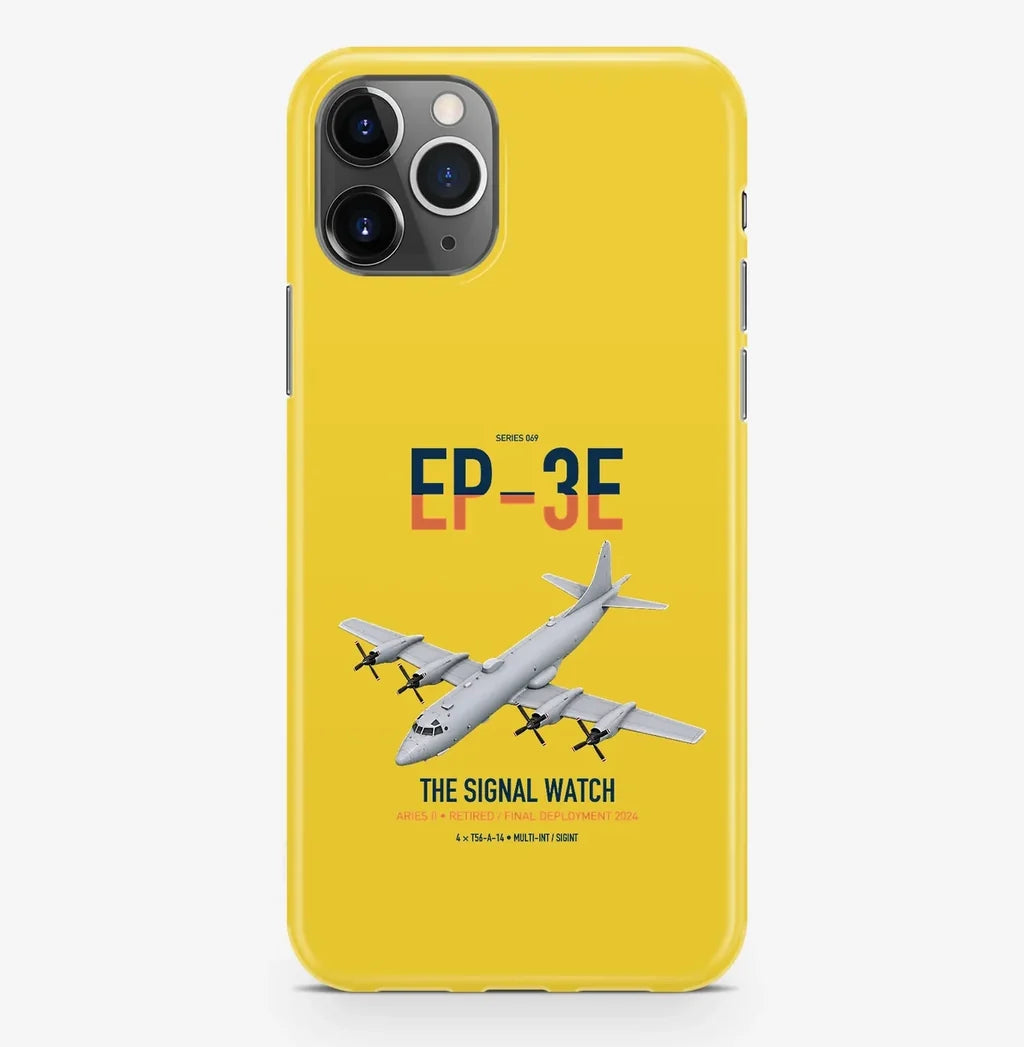 EP-3E ARIES II design on yellow magsafe iphone case, for iPhone Pro Max