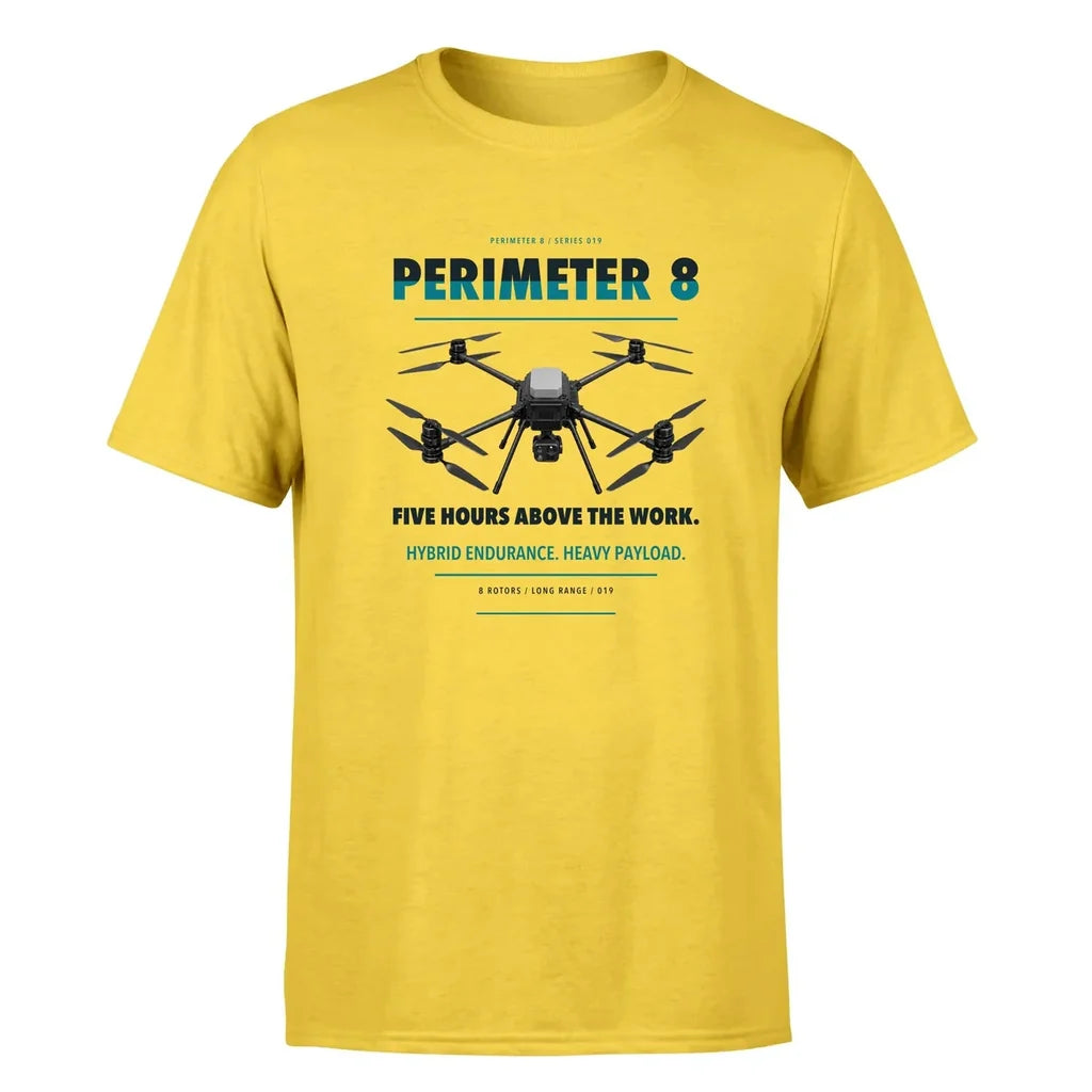 Skyfront Perimeter 8 design on yellow single side