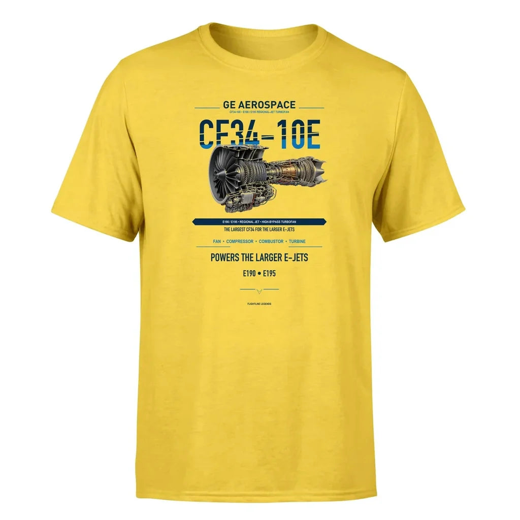 CF34-10E design on yellow single side