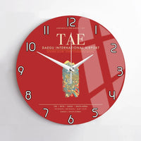 Thumbnail for Daegu International Airport TAE Wall-Clock No-Frame - Red