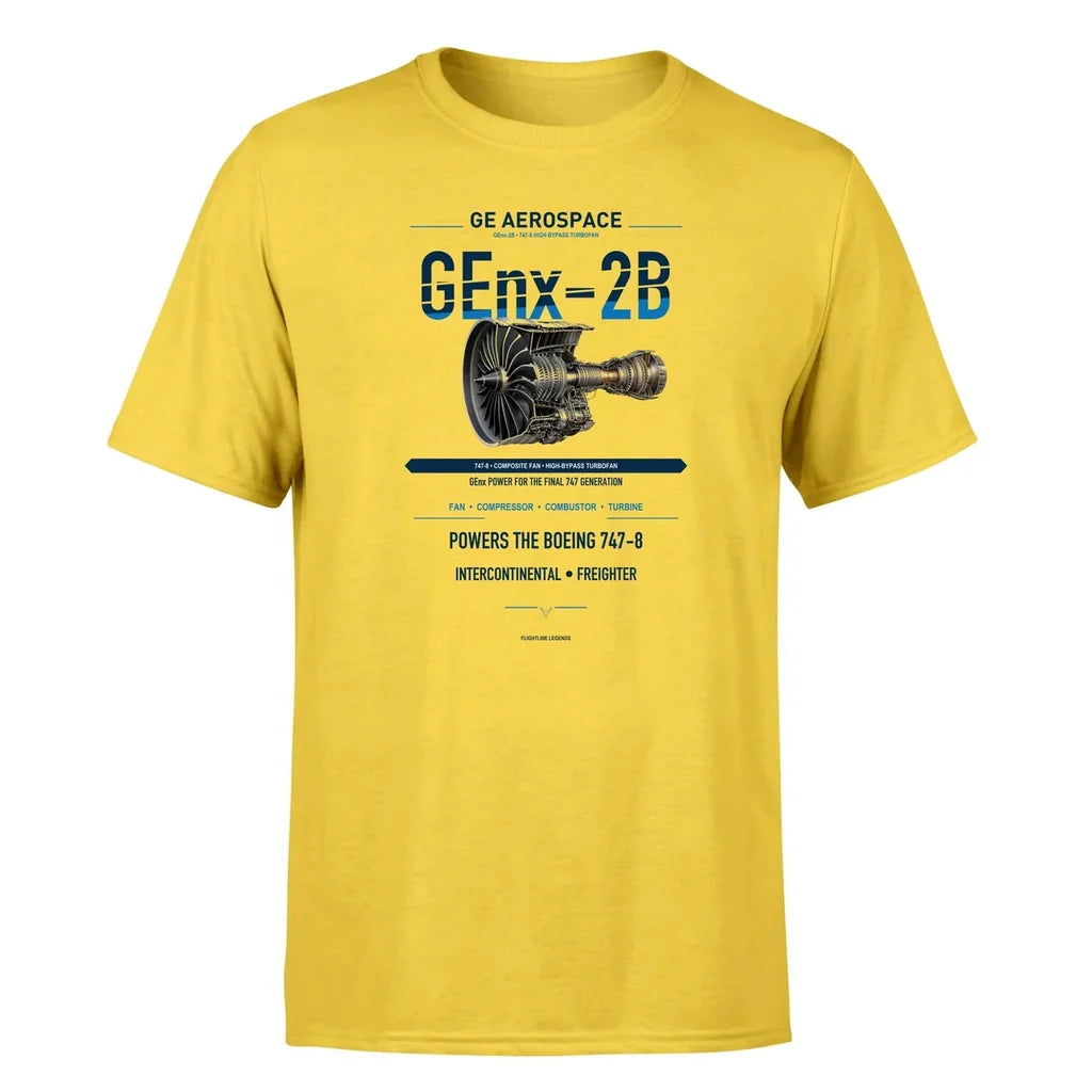 GEnx-2B design on yellow single side