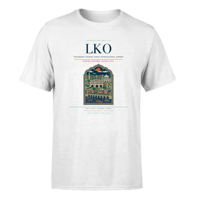 Single-Side Printing — Chaudhary Charan Singh International Airport (LKO) Double-Side T-Shirt