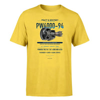 Thumbnail for PW4000-94 design on yellow single side