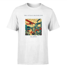 Single-Side Printing — The Catalog Delivery Day Double-Side T-Shirt
