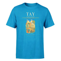 Thumbnail for Tartu Airport (TAY) T-Shirt single-side front print in Turquoise | tartu-airport-tay-double-side-t-shirt