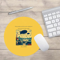 Thumbnail for VINTAGE G4521 - The Barrage Balloon Morning - Designed Mouse Pads design on yellow round