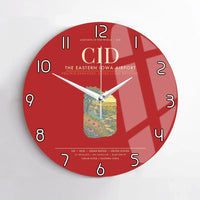 Thumbnail for The Eastern Iowa Airport Cedar Rapids CID Wall-Clock No-Frame - Red