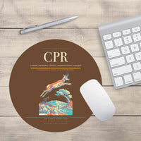 Thumbnail for Casper–Natrona County International Airport (CPR) design on brown round mouse pad