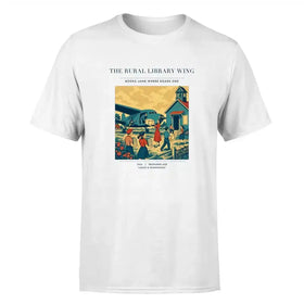 Single-Side Printing — The Rural Library Wing Double-Side T-Shirt