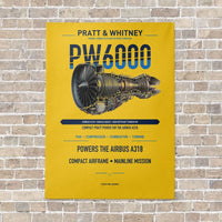 Thumbnail for PW6000 vertical canvas print - no frame - yellow background