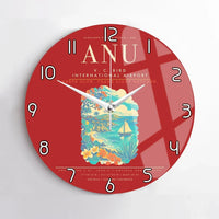 Thumbnail for V. C. Bird International Airport ANU Wall-Clock No-Frame - Red