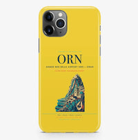 Thumbnail for Oran Airport (ORN) design on yellow iPhone 16 Pro MagSafe case