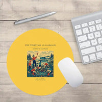 Thumbnail for VINTAGE G4366 - The Tidepool Classroom - Designed Mouse Pads design on yellow round