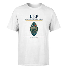 Single-Side Printing — Boryspil International Airport (KBP) Double-Side T-Shirt