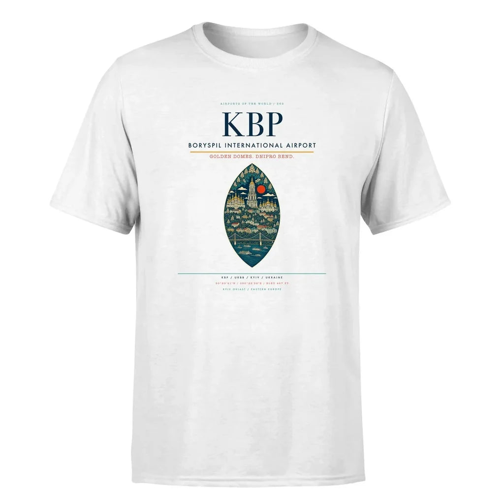 Kyiv Airport (KBP) Premium T-Shirt White