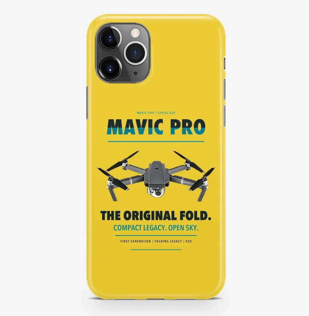 DJI Mavic Pro Case ProMax design on yellow iphone case promax