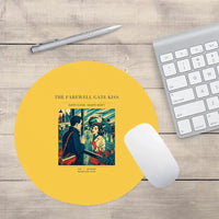 Thumbnail for VINTAGE G4380 - The Farewell Gate Kiss - Designed Mouse Pads design on yellow round