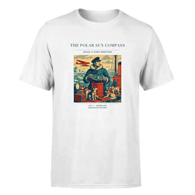 Single-Side Printing — The Polar Sun Compass Double-Side T-Shirt
